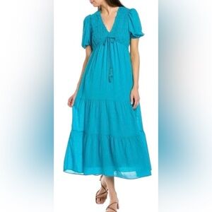 Taylor Vibrant Blue Maxi Dress